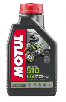 Motul 510 2T 1liter, 2 ütemű félszintetikus motorolaj