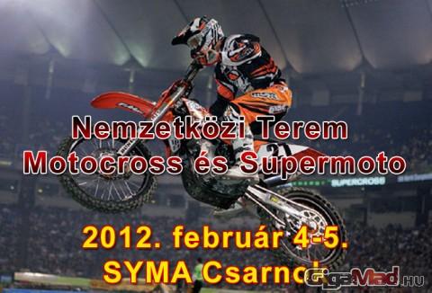 Nemzetközi Terem- Motocross Verseny a Syma Csarnokban.
