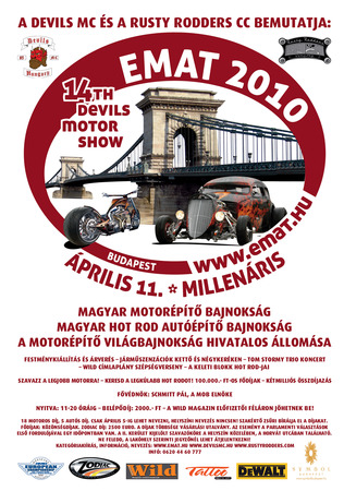 Április 11.-én vasárnap: EMAT 2010  Épített Motorok és Autók Találkozója