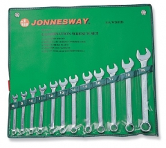 Jonnesway csillag-villáskulcs, 12 db-os készlet 8-22mm-ig