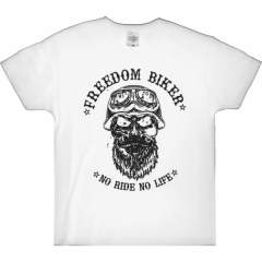 CHOPPERS DIVISION rövid ujjú férfi póló, Freedome Biker