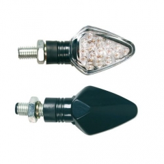 Lampa "Penta" LED motorkerékpáros index párban - Fekete