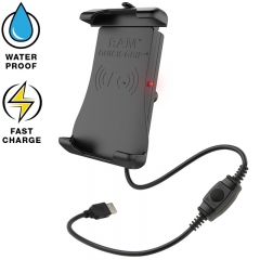 RAM® Quick-Grip Wireless telefontartó, vízálló vezeték nélküli töltővel