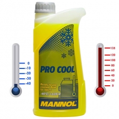 Mannol Pro Cool Antifreeze fagyálló, sárga, 1liter -40/+135°C