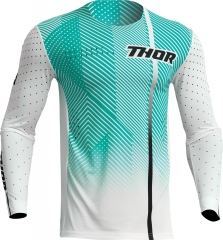 Thor Prime Tech cross póló fehér/türkiz
