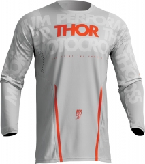 Thor Pulse Mono cross póló szürke/narancs