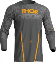 Thor Pulse Mono cross póló szürke/sárga