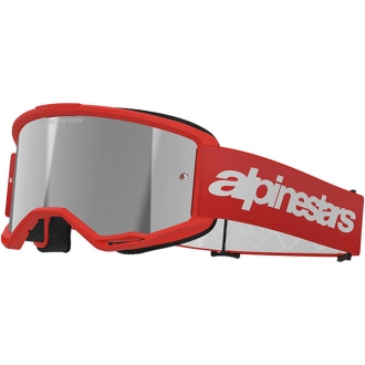 ALPINESTARS Vision 3 Wordmark szemüveg, Off-road, piros, sötétített lencsével