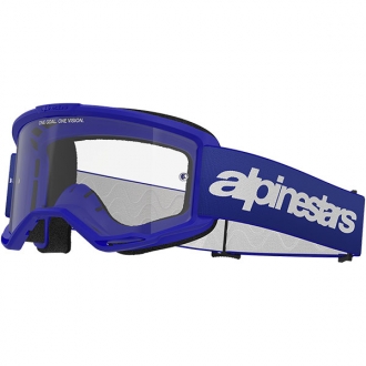 ALPINESTARS Vision 3 Wordmark szemüveg Off-road, kék, víztiszta lencsével